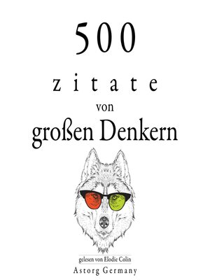 cover image of 500 Zitate von großen Denkern